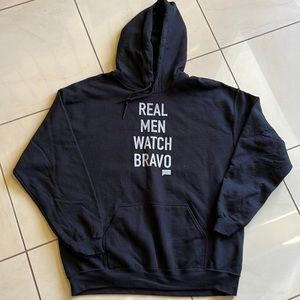 Brand New Real Men Watch Bravo official Hoodie